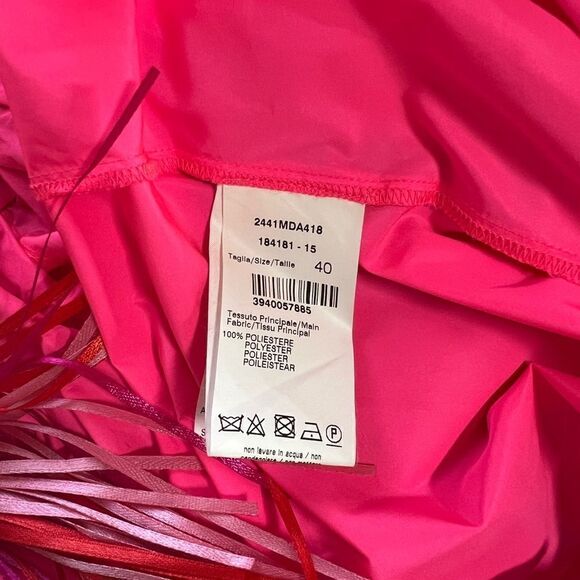 MGSM Neon Pink Off Shoulder Heart Dress, Small - Picture 12 of 12